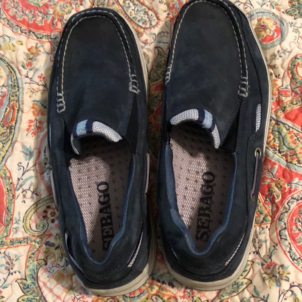 Sebago Carrick boat shoe size 10m marine grip